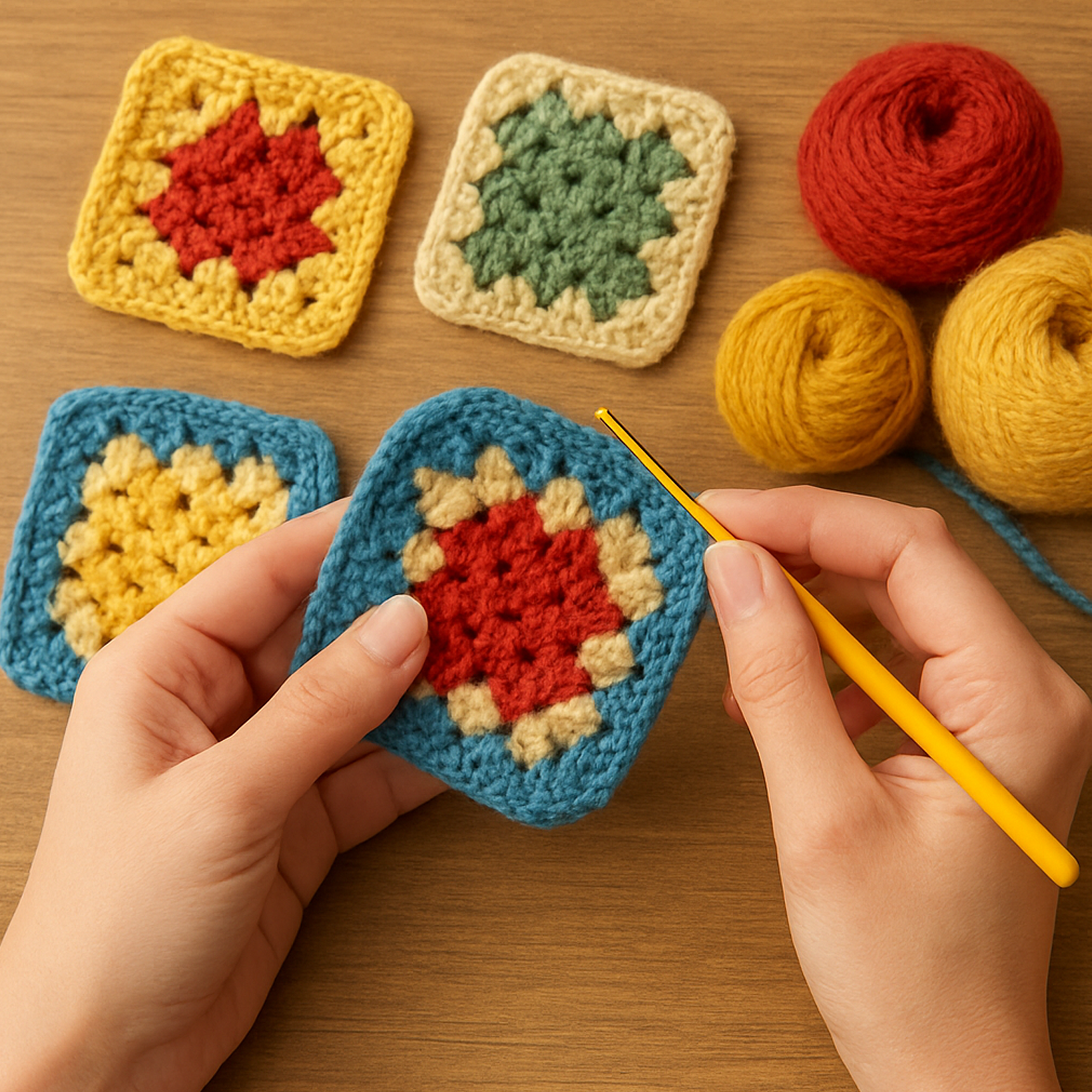 Crochet Foundations: From Squares to Wearables - logo